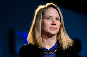 Yahoo! chief executive Marissa Mayer is said to have become frustrated at the sight of the half-full company carpark. Photo / AP