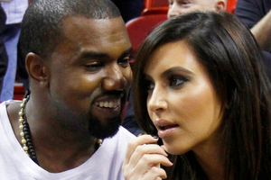 It's a girl for Kanye West and his girlfriend Kim Kardashian.Photo / AP