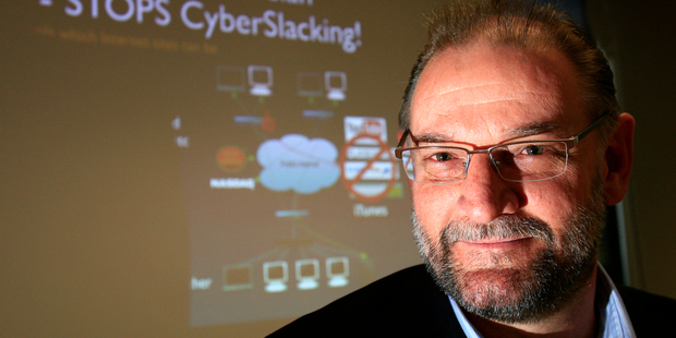 Bill Farmer, CEO of Mako Networks in Albany. Photo / NZH