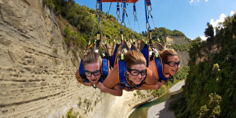 Mokai Gravity Canyon satisfies thrill-seekers with its flying fox. Photo / APN