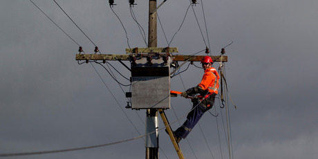 Orion's electricity network was damaged in the devastating Canterbury 2010 and 2011 earthquakes. Photo / Richard Robinson