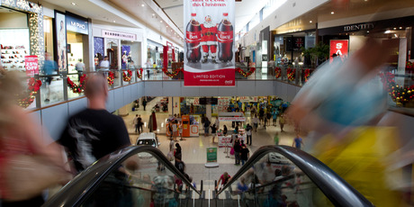 Global profits at New Zealand's biggest mall operator, Westfield, rose by 18 per cent last year. Photo / NZ Herald