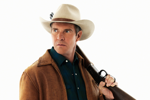 Dennis Quaid fights crime in Vegas as Sherrif Ralph Lamb. Photo / Supplied