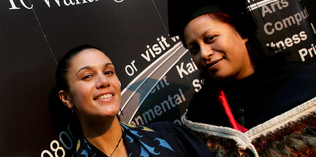 Teresa Nepia, right, says the program was valuable experience. Photo / Mark McKeown