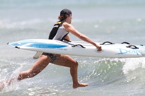 Andrew Newton is a three-time New Zealand board race champion. Photo / Lava Media