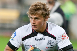 Patrick Lambie struck seven from seven for the Sharks against the Cheetahs last week. Photo / NZPA