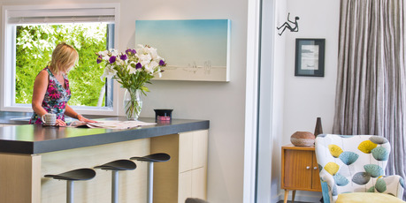 Jude Mander in her lovely home. Photo / Your Home and Garden