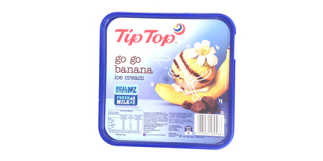 Tip Top Go Go Banana Ice Cream. Photo / Wendyl Nissen