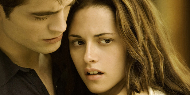 Robert Pattinson and Kristen Stewart in Twilight. Photo/supplied