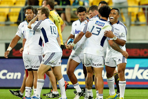The Blues kicked off the Super 15 season with a strong win over the Hurricanes. Photo / Getty Images