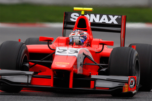 Mitch Evans tests a GP2 Series car. Photo / Supplied