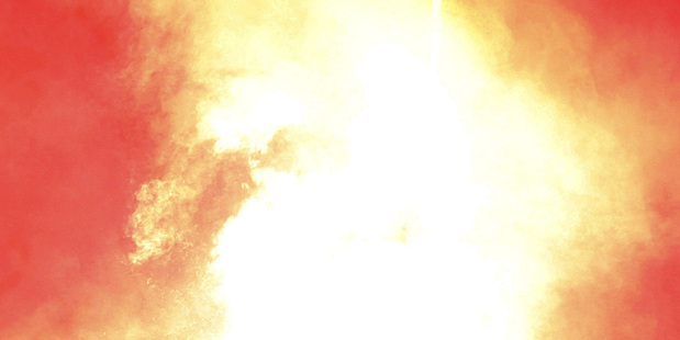 A girl was injured by a flare set off in a moshpit at Soundwave Festival. Photo/AP