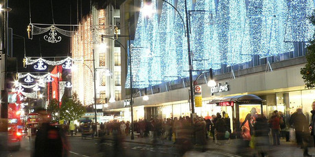 John Lewis's flagship store in Oxford Street, London, where Ecoya has been selling its Trilogy skincare range for three years. Photo / Wiki Commons