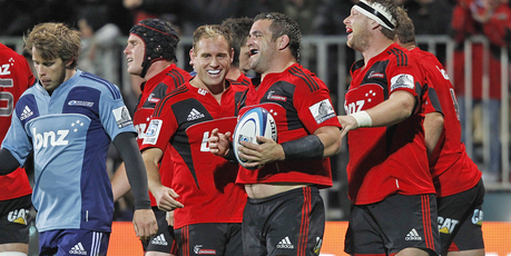 The Crusaders and Blues have played 21 times, with the Crusaders ahead on 12 wins. Photo / Getty Images