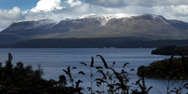 SPLIT IN TWO: Mount Tarawera has loomed large over Rotorua and its residents since a violent eruption in 1886. PHOTO/FILE
