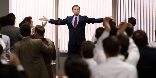 DiCaprio as Jordan Belfort. Photo / AP