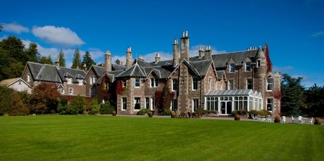 The Cromlix Hotel and Chez Roux in Perthshire, Scotland.