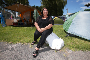 Richie Robin of the Silver Birch Holiday Park said the camp's youth focus had not caused any dramas. Photo / Joel Ford