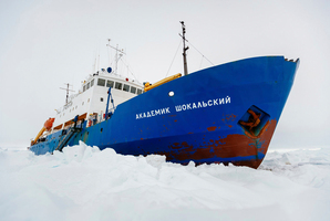 The MV Akademik Shokalskiy.