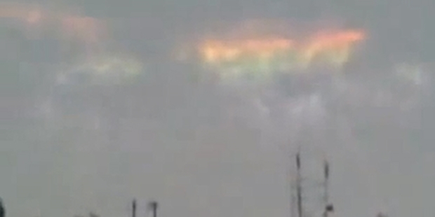 Earthquake lights over Sichuan, China before a 2008 quake.