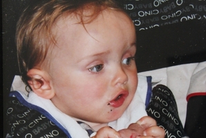 BETTER DAYS: Caleb Skinner, 2, was taken to Starship Hospital with serious head injuries from an alleged assault on Monday night. PHOTO/SUPPLIED