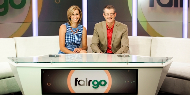 Presenters Pippa Wetzell and Gordon Harcourt are a match made in a cheesy heaven.