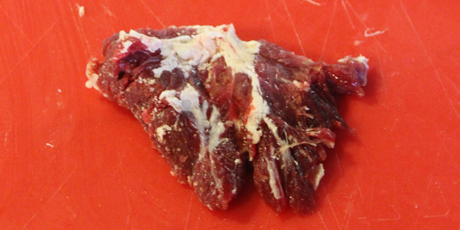 The popeseye steak.