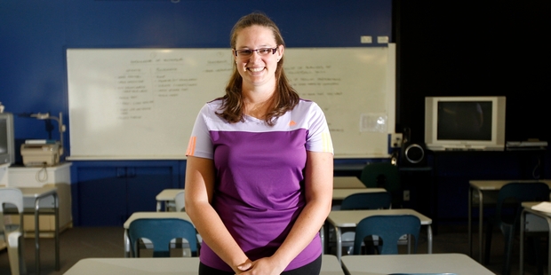 Chantelle Hamilton is part of a Macleans College programme for aspiring teachers. Photo / Chris Gorman