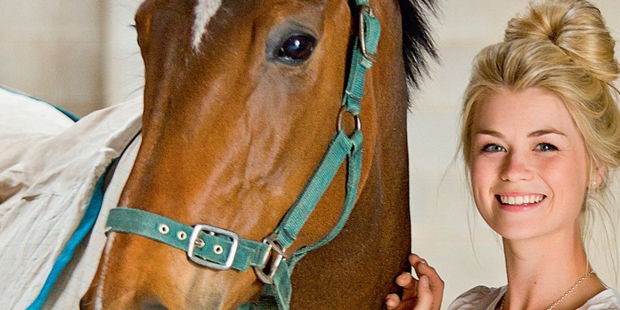Jockey Tayla Wenn is at her happiest in a race and winning. Photo / NZ Woman's Weekly