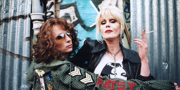 Jennifer Saunders is undergoing hypnosis to help her finish the Absolutely Fabulous film script.