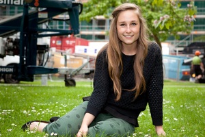 Student Volunteer Army president Bridget Williams.