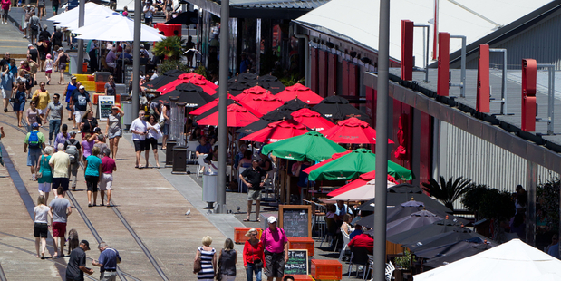 Aucklanders are well aware of some of the success stories such as the Auckland NRL Nines and the development of the waterfront. Photo / Richard Robinson