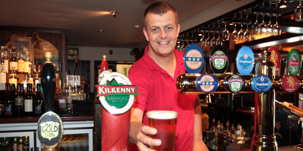Dave Mines from Lynfield's Doolan Brothers pub, which turns on its Irish charm. Photo / Doug Sherring