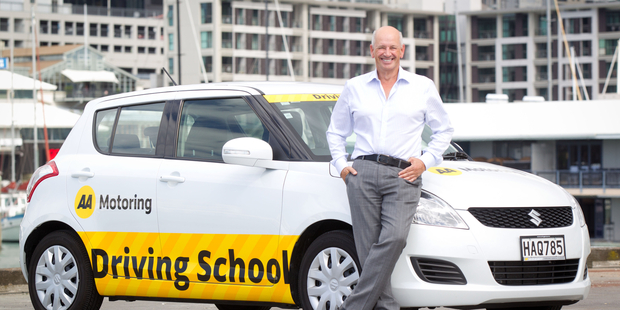 Nigel Clark says the AA wants to expose people to professional driving tuition early. Photo / Richard Robinson