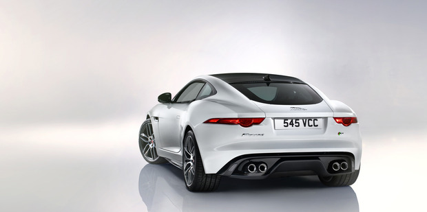 The Jaguar F-Type Coupe arrives in New Zealand in July.