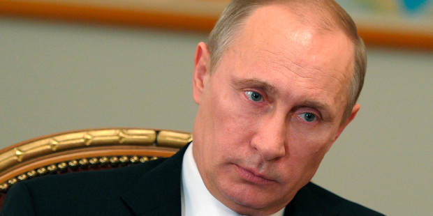 President Vladimir Putin was alarmed and saw Russian dignity threatened by attempts to persuade Ukraine to sign up to the European Union. Photo / AP