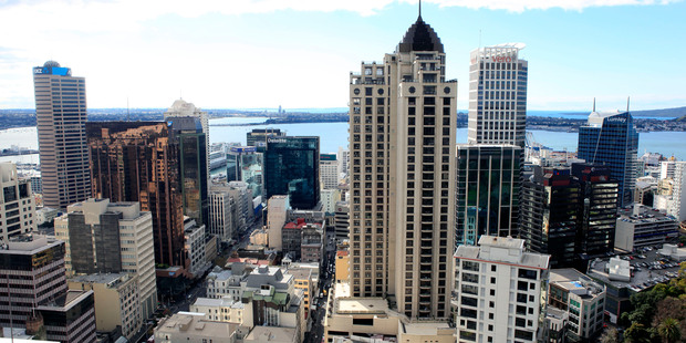 High-rise buildings and apartments in Auckland's Queen St. Photo / Chris Gorman