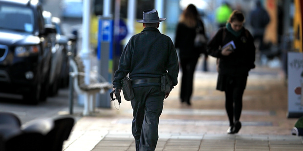 A traffic warden was walking up and down the street and he passed me several times without taking any notice of me so I felt I was okay, writes John Dybvig. Photo / APN