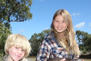 Bindi Irwin, seen here with her brother Robert, has caused a backlash in the US over her association with SeaWorld. Photo / APN