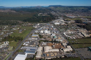 The big industrial property can be bought as one lot or be broken into three.