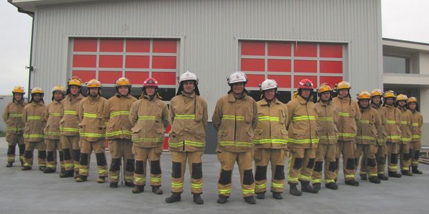 Katikati Volunteer Fire Brigade members look forward to serving the community at the new fire station