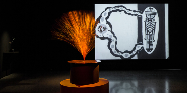 Tusalava by Len Lye at the Mangere Arts Centre. Photo / Sam Hartnett