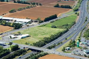 The corner site is next to Auckland's Southern Motorway.