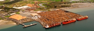 Northland Port Corporation (NZ) saw its trading surplus for the interim period rise 8.8 per cent .