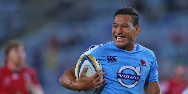 Israel Folau. Photo / Getty Images