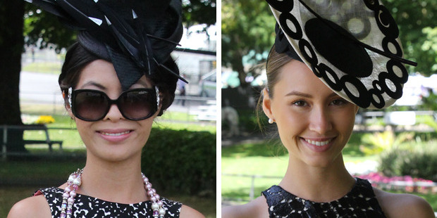 Natalie Chan and Chloe Moo at Derby Day.