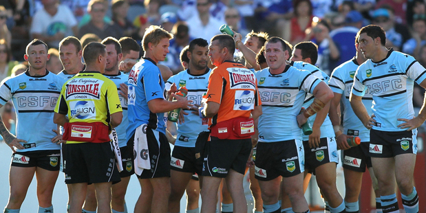 The Cronulla Sharks were under investigation by the NRL Integrity Unit. Photo / Getty Images
