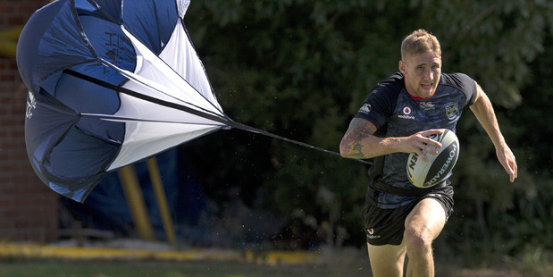 Sam Tomkins says that after his Wigan years, settling into a new team has been a welcome challenge. Photo / Brett Phibbs