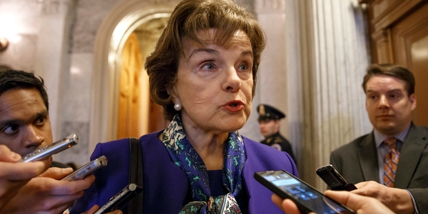 Dianne Feinstein says CIA agents were trying to "intimidate" the Senate committee. Photo / AP