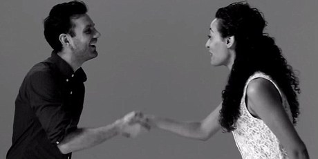 One couple awkwardly introduce themselves before locking lips.
Photo / Tatia Lpilleva, YouTube
